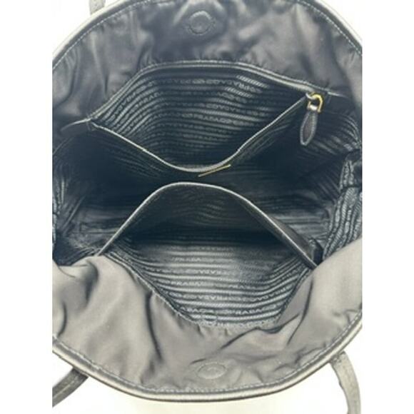 Prada Cahier Nylon Trompe L’oeil Tote*Awesome vintage tote*Mixed media velvet - Picture 16 of 16